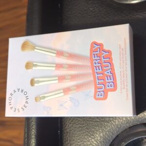 Sephora set of 4 mini butterfly eye brushes brand new